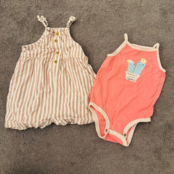 Carter’s | Romper & Onesie Set - Picture 1 of 4